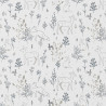 Printed Cotton LARVIK White / Gray Tones